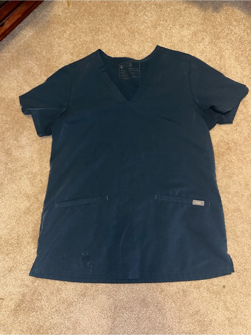 FIGS blue harbor casma Scrub Top